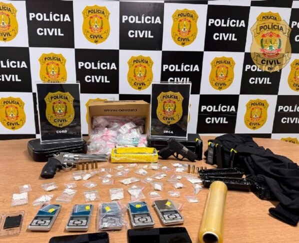 PCDF apreende armas e drogas durante operação em Ceilândia