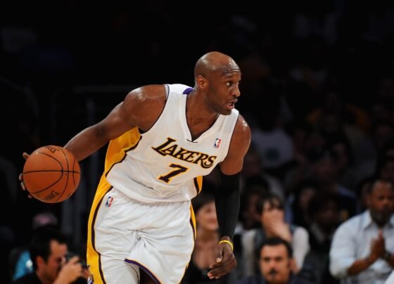 Ele foi jogador dos Los Angeles Lakers.