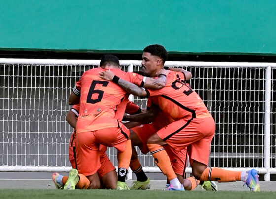 Jogadores do Manauara comemoram gol contra Independência no Brasileirão Série D Will Bank
