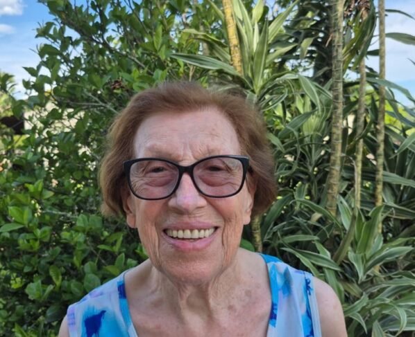 Foto mostra mulher que foi vítima do Câncer de pele Maria Helene tratamento radioterapia e cirurgia (2)