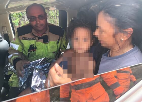 Menina de 4 anos é encontrada com vida em MG