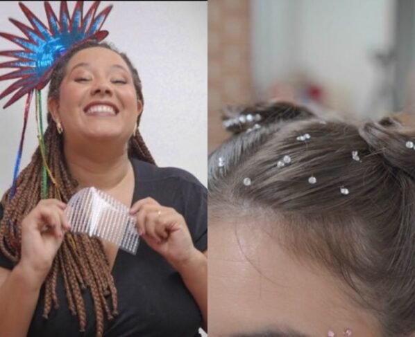 Penteado para o Carnaval