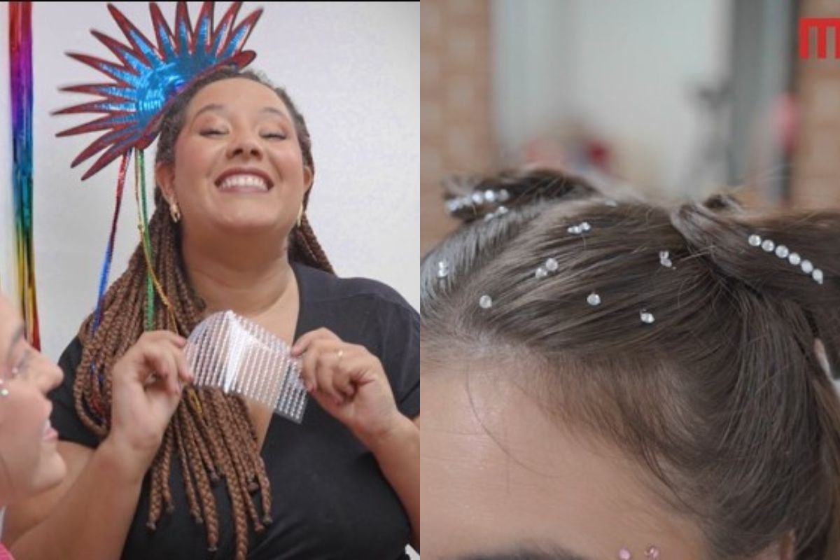 Penteado para o Carnaval
