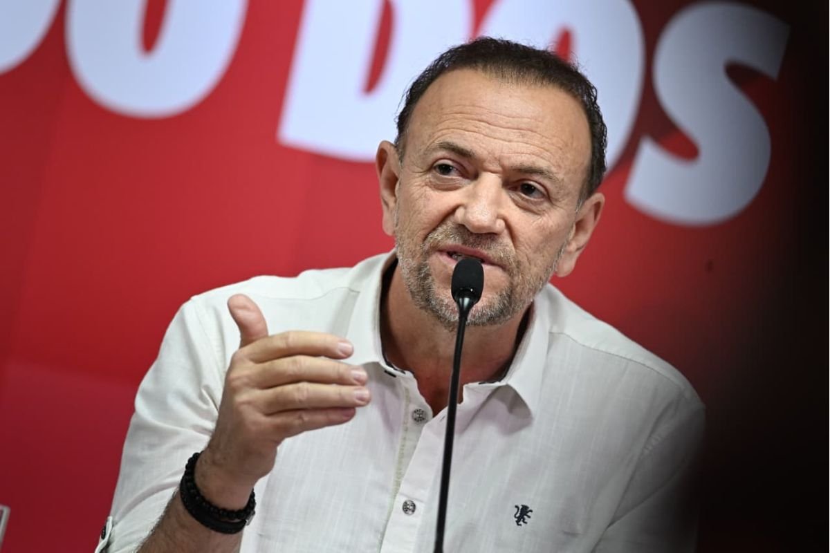 Foto colorida de Edinho Silva, presidente nacional do PT - Metrópoles