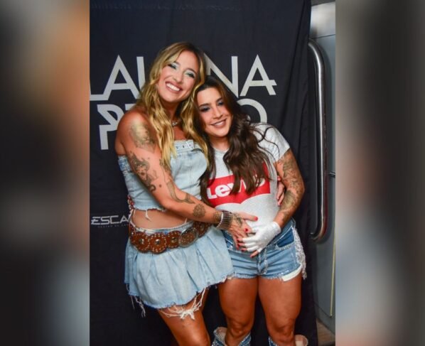 Grávida, Lauana Prado anuncia sexo do bebê no alto do trio elétrico - destaque galeria