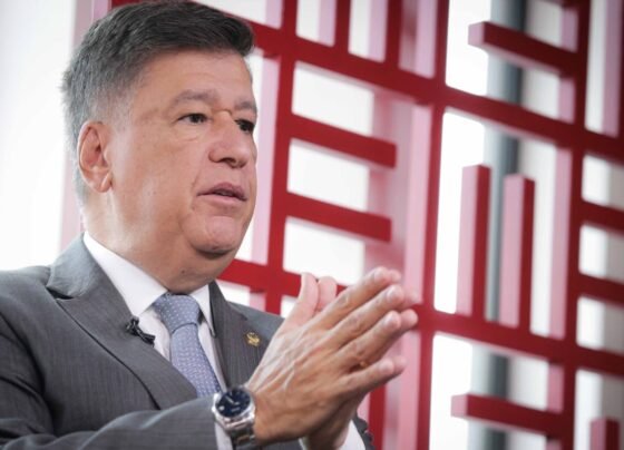 O senador Carlos Viana (Podemos-MG) presidente da CPMI do INSS