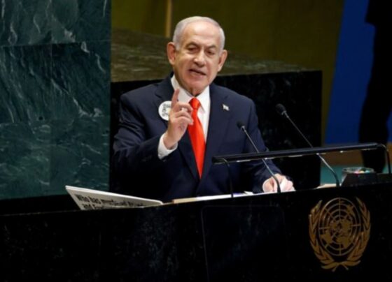 O primeiro-ministro israelense Benjamin Netanyahu