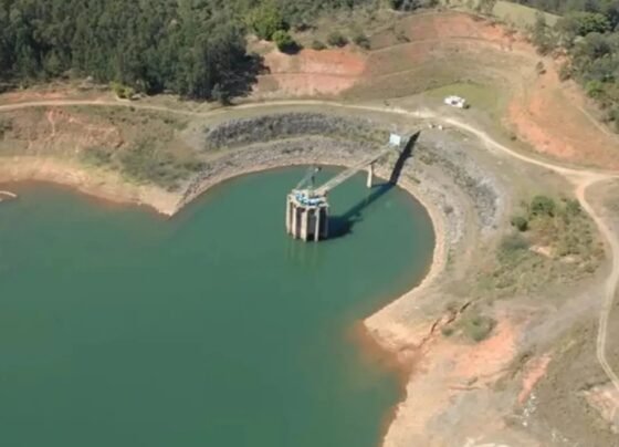 Imagem mostra Sistema Cantarareira - Metrópoles