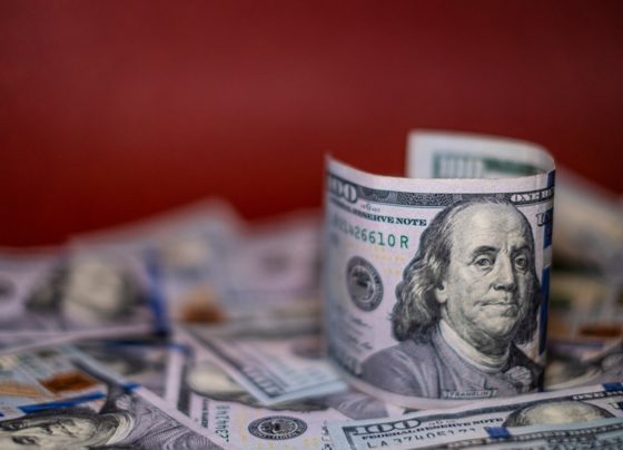 Imagem de notas de dólar dos EUA - Metrópoles